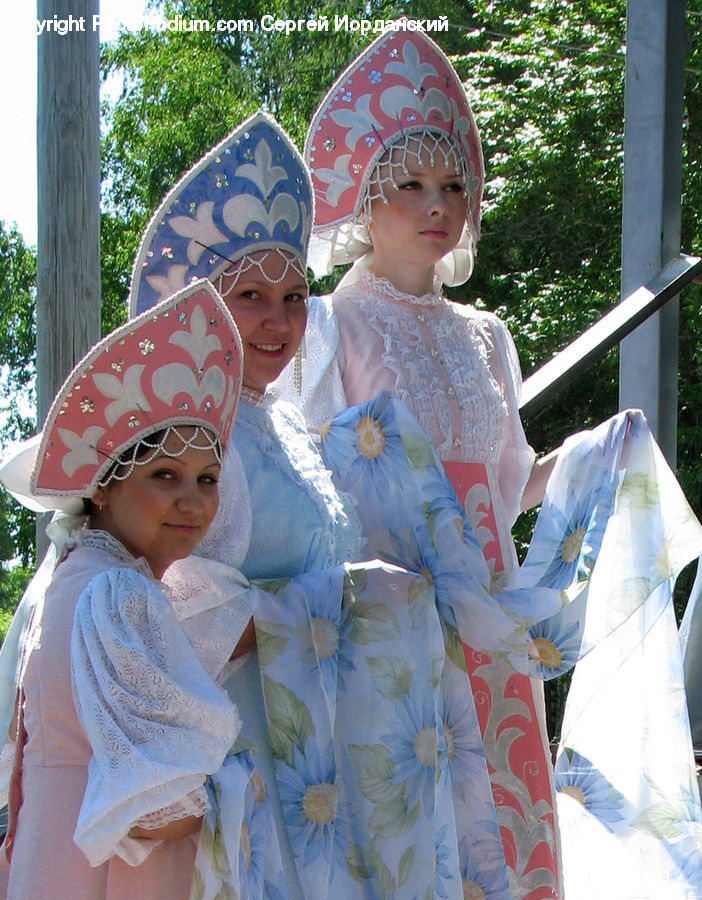 People, Person, Human, Bonnet, Hat, Costume, Female