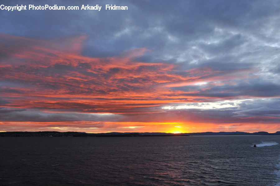 Dawn, Dusk, Red Sky, Sky, Sunrise, Sunset, Outdoors