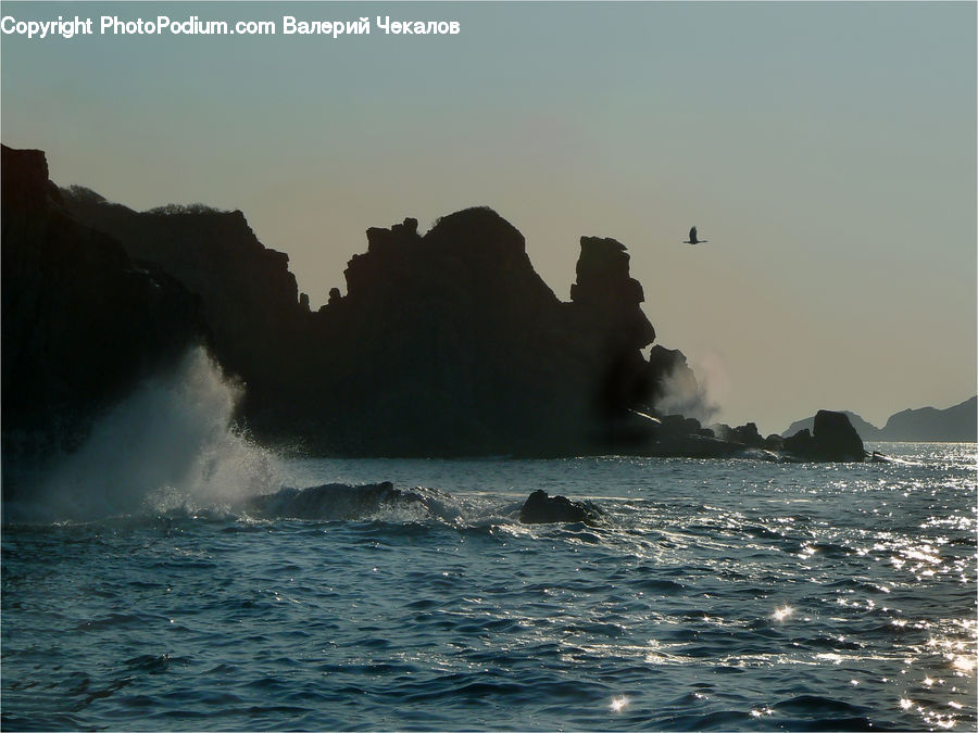 Ocean, Outdoors, Sea, Water, Sea Waves, Coast, Beach