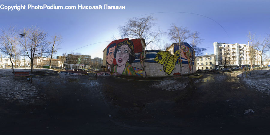 Art, Graffiti, Mural, Wall, Painting, Amusement Park, Canal