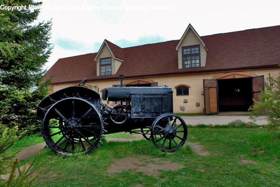 Carriage, Horse Cart, Vehicle, Antique Car, Car, Model T, Conifer