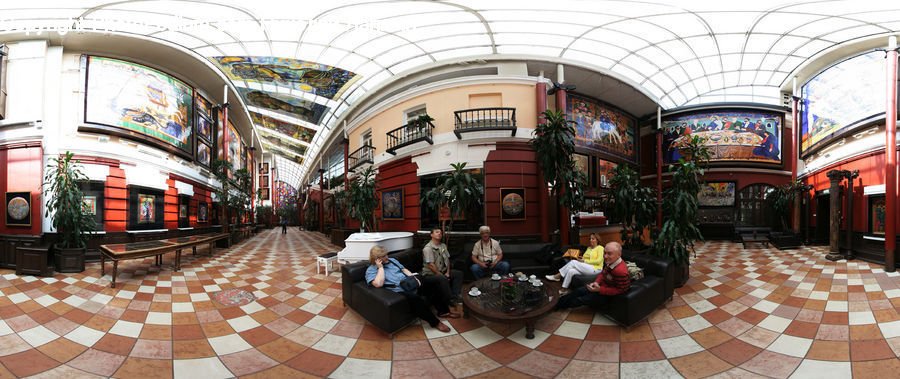 Fisheye, Shop, Food Court, Indoors, Lobby, Reception, Room