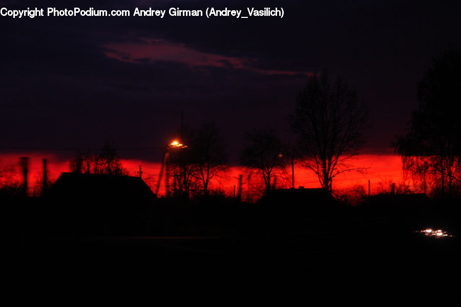 Dawn, Dusk, Red Sky, Sky, Sunrise, Sunset