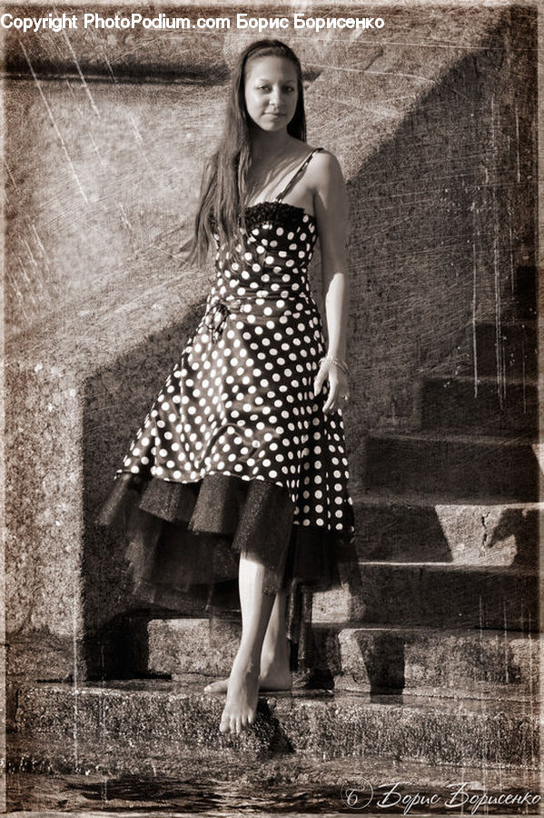 Human, People, Person, Female, Portrait, Selfie, Polka Dot