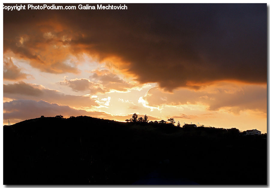 Azure Sky, Cloud, Outdoors, Sky, Dawn, Dusk, Red Sky