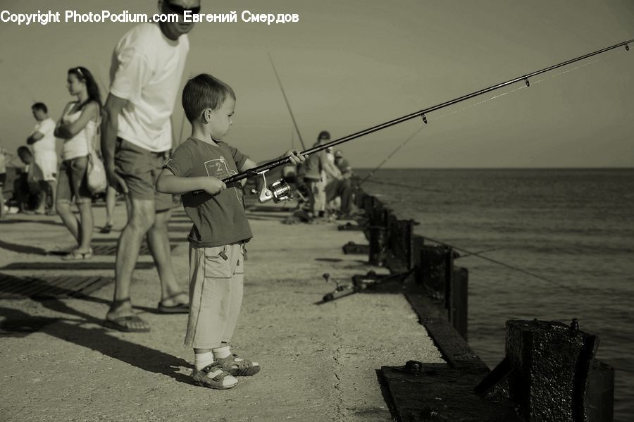 People, Person, Human, Fishing, Luggage, Suitcase, Pedestrian
