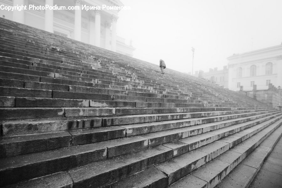 Brick, City, Downtown, Urban, Amphitheater, Amphitheatre, Architecture