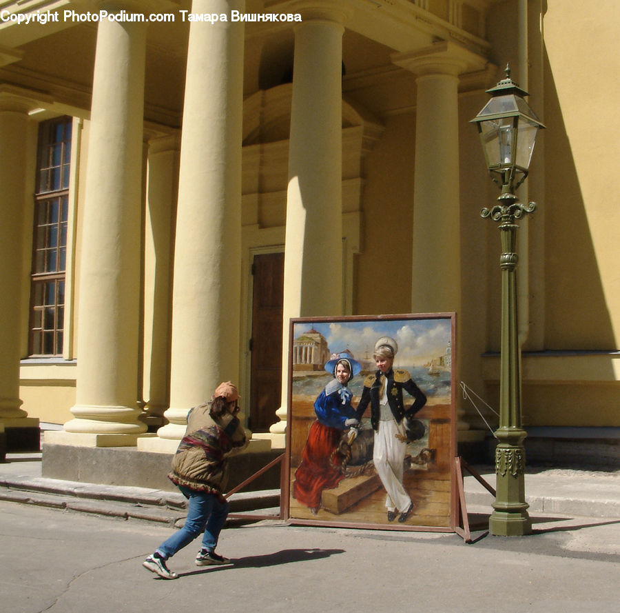 People, Person, Human, Art, Painting, Leisure Activities, Walking