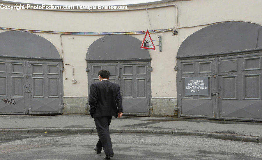 Human, People, Person, Clothing, Overcoat, Suit, Back