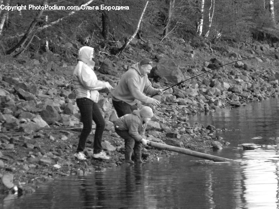 People, Person, Human, Fishing, Outdoors, River, Water