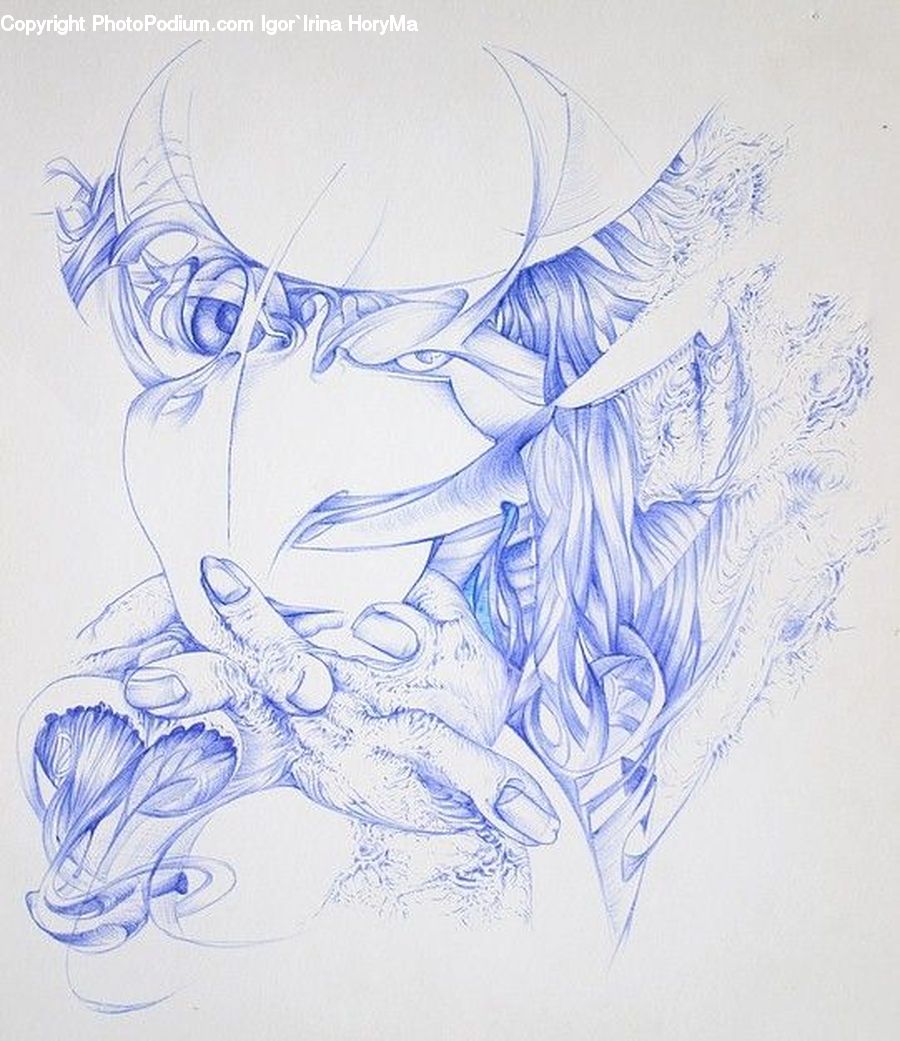 Drawing, Sketch, Art, Paper