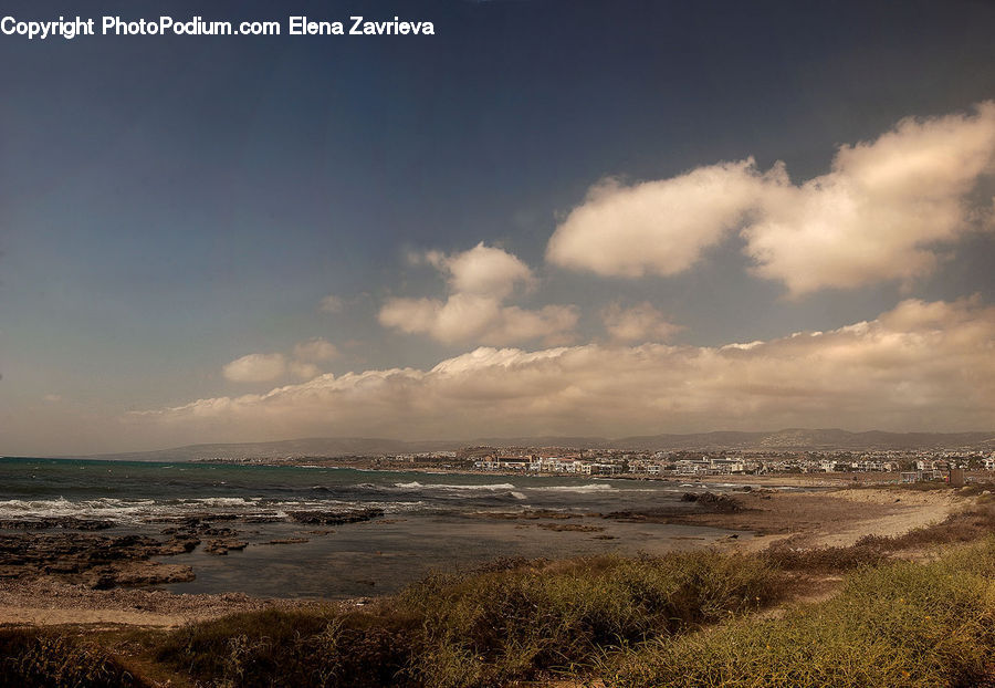 Cloud, Cumulus, Sky, Azure Sky, Outdoors, Beach, Coast