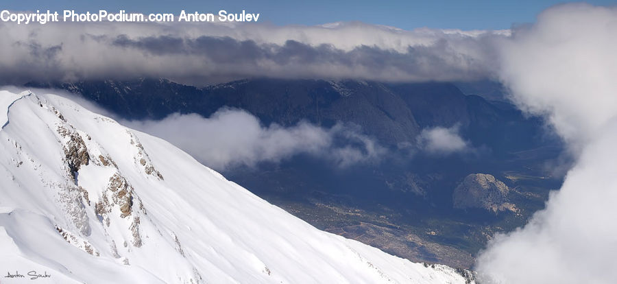 Avalanche, Outdoors, Slide, Snow, Arctic, Glacier, Ice