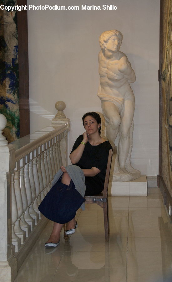 People, Person, Human, Art, Sculpture, Statue, Chair