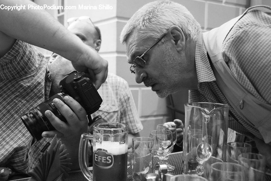 People, Person, Human, Glass, Photographer, Camera, Electronics