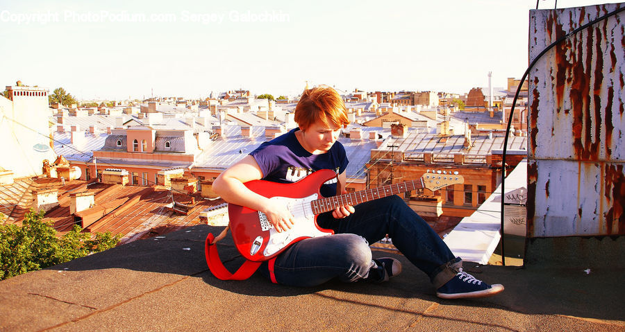 People, Person, Human, Electric Guitar, Guitar, Musical Instrument, Rust
