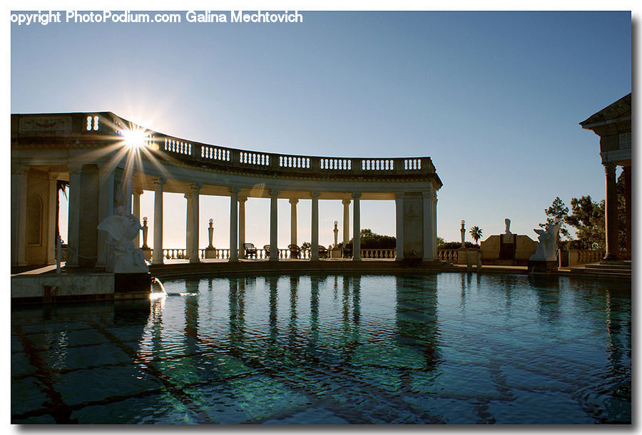 Gazebo, Hotel, Resort, Pool, Swimming Pool, Water, Art