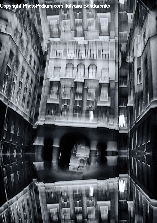 City, Downtown, Urban, Collage, Poster, Metropolis, Building