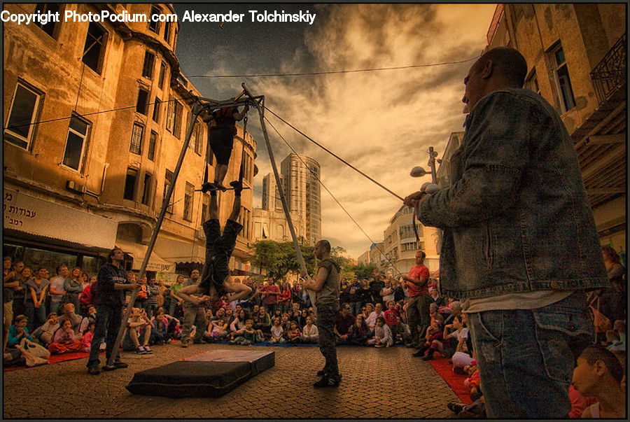 People, Person, Human, Art, Performer, Rubble, Crowd