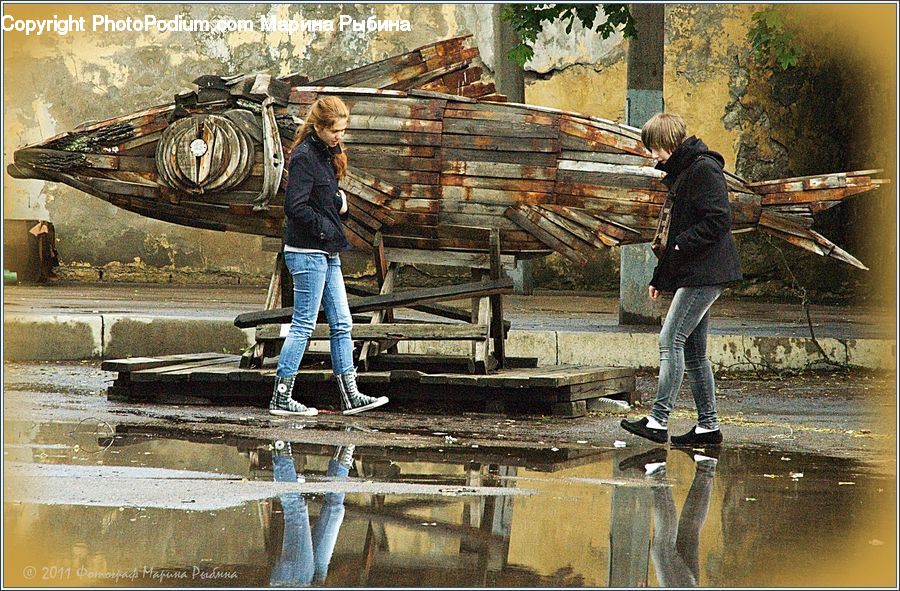People, Person, Human, Bench, Ancient Egypt, Art, Modern Art