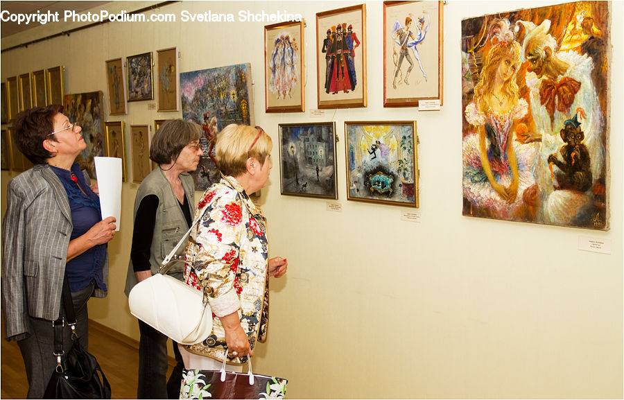 People, Person, Human, Art, Painting, Art Gallery, Clothing