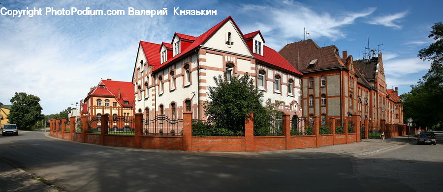 Plant, Potted Plant, Building, Housing, Villa, House, Apartment Building