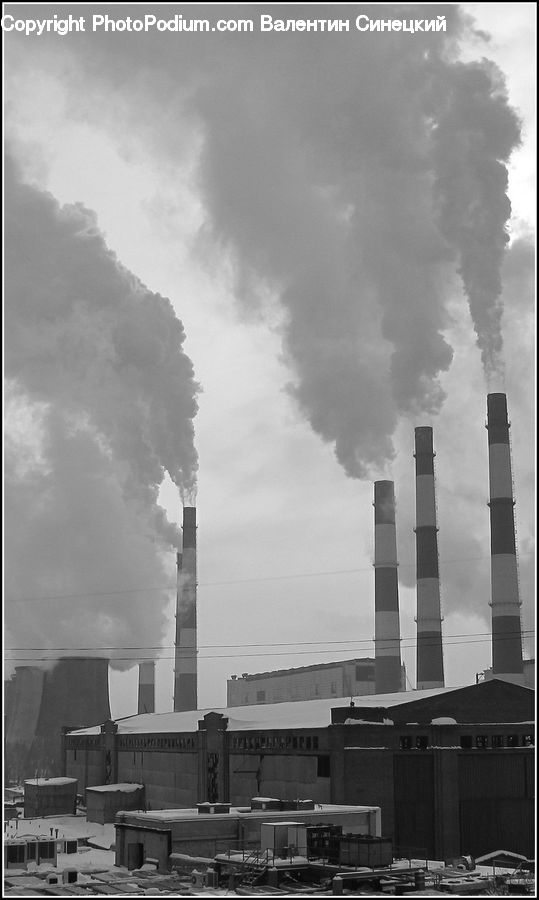 Building, Office Building, Pollution, City, Downtown, Urban, Indoors