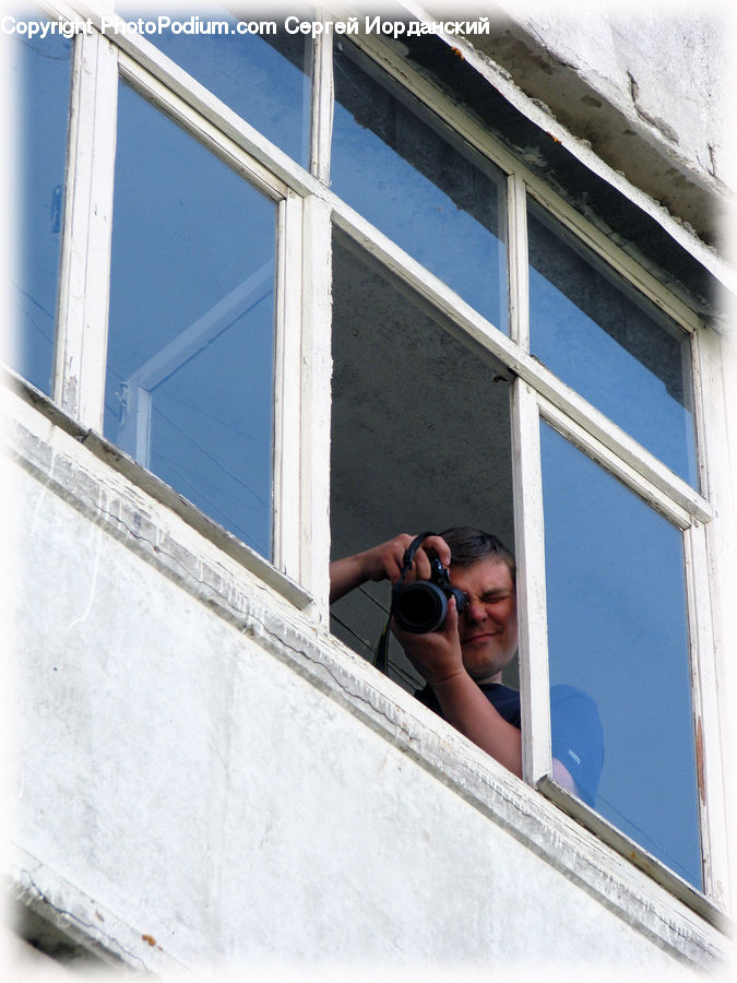Window, Person, Photographer, Head, Portrait, Selfie, Leisure Activities