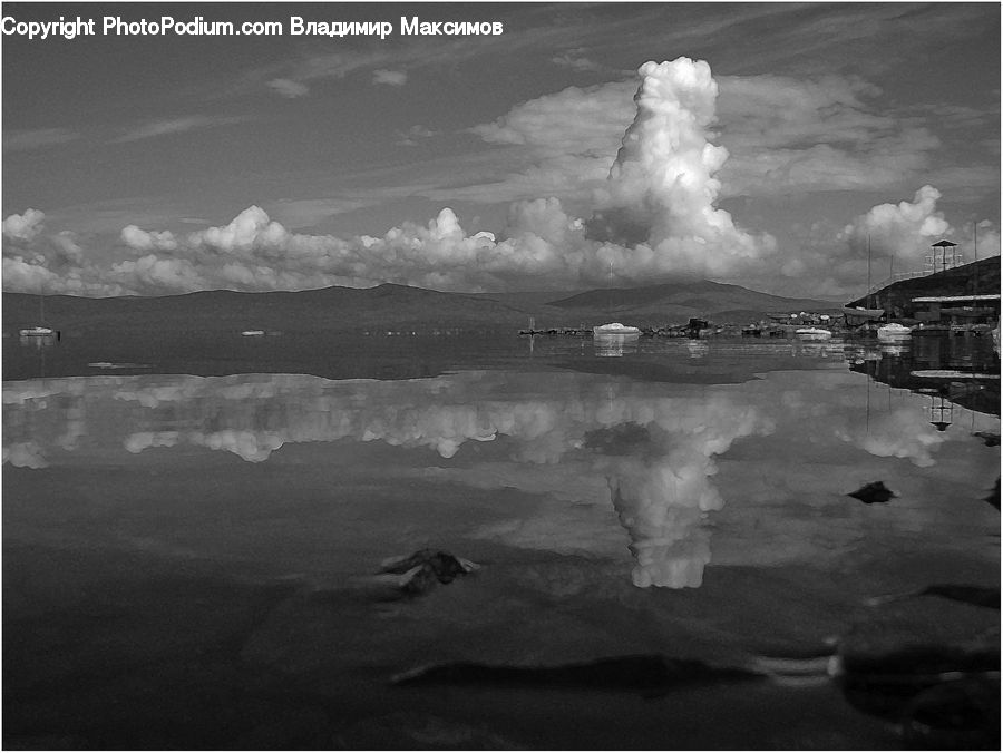 Boat, Watercraft, Cloud, Cumulus, Sky, Harbor, Port