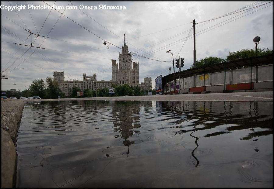Flood, Dock, Port, Waterfront, Building, Housing, Harbor