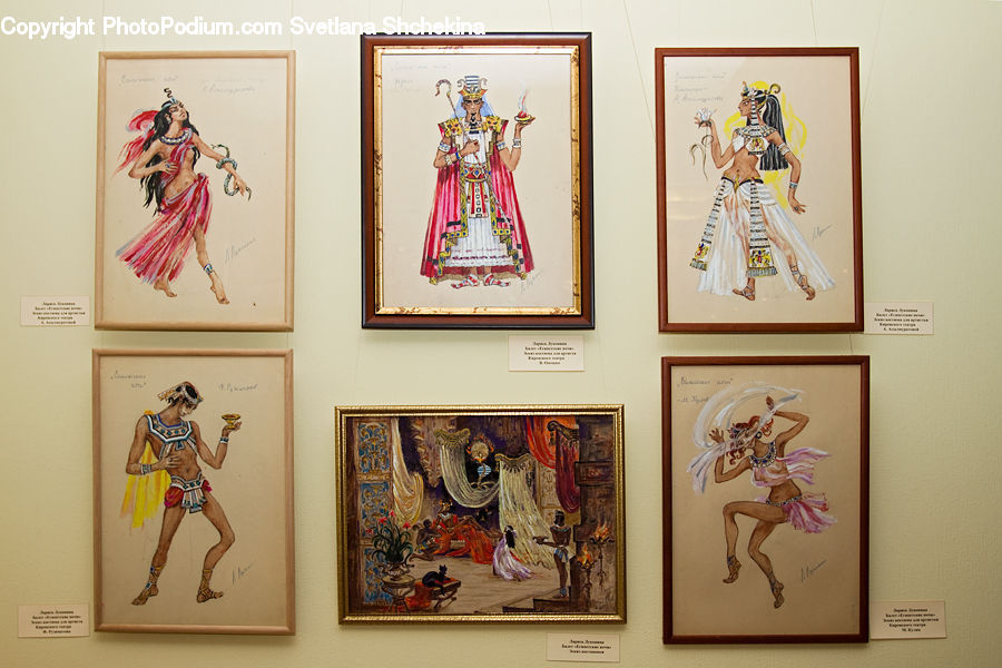 Greeting Card, Mail, Dance, Dance Pose, Art, Painting, Flyer