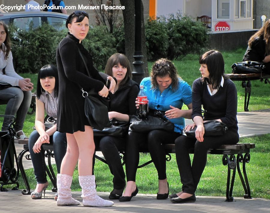 People, Person, Human, Bicycle, Bike, Vehicle, Bench
