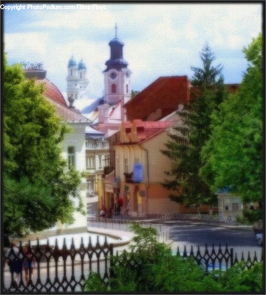 Building, Housing, Villa, Architecture, Monastery, Downtown, Town