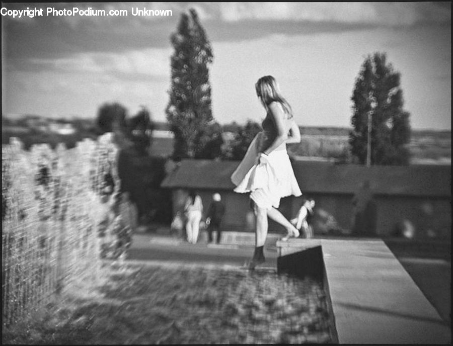 People, Person, Human, Bench, X-Ray, Ballerina, Ballet