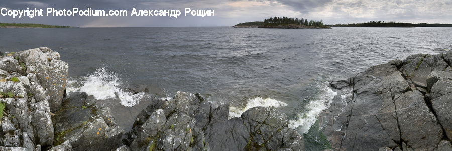 Rock, Coast, Outdoors, Sea, Water, Sea Waves, Ocean