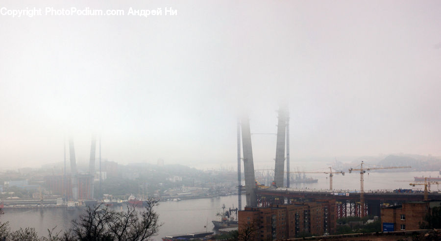 Fog, Pollution, Smog, Smoke, Dawn, Dusk, Sky