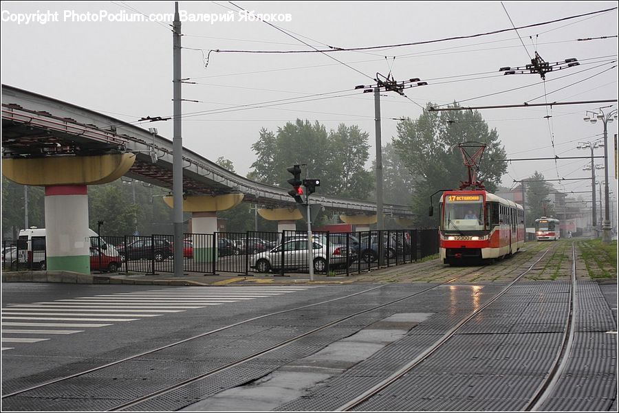 Train, Vehicle, Rail, Streetcar, Tram, Trolley, Bus
