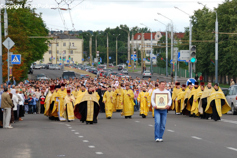Graduation, Carnival, Crowd, Festival, Parade, Person, Priest