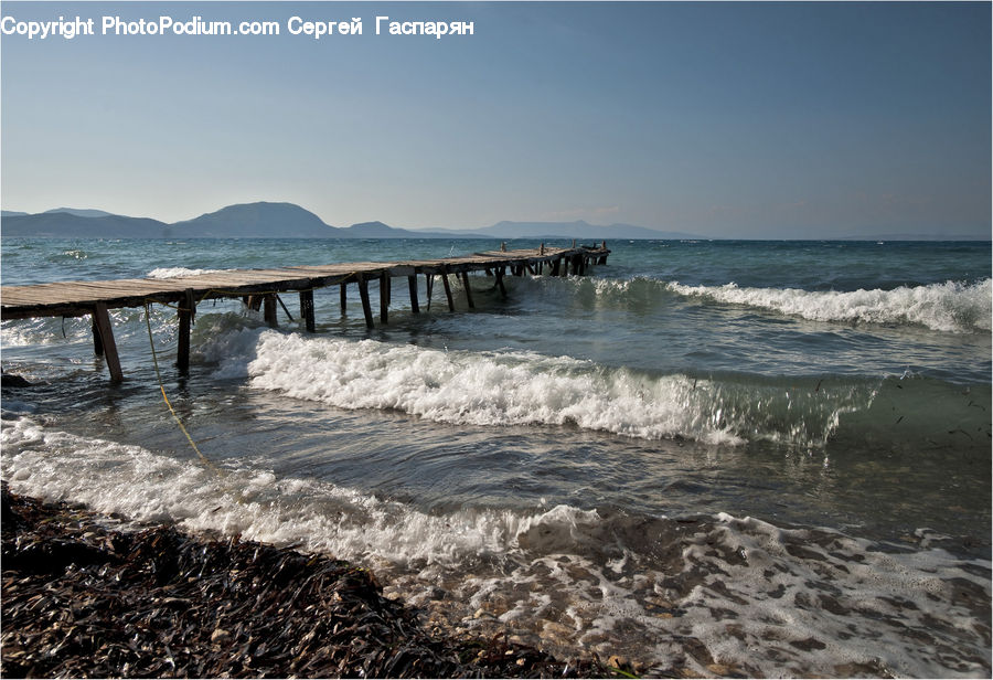 Dock, Pier, Coast, Outdoors, Sea, Water, Beach