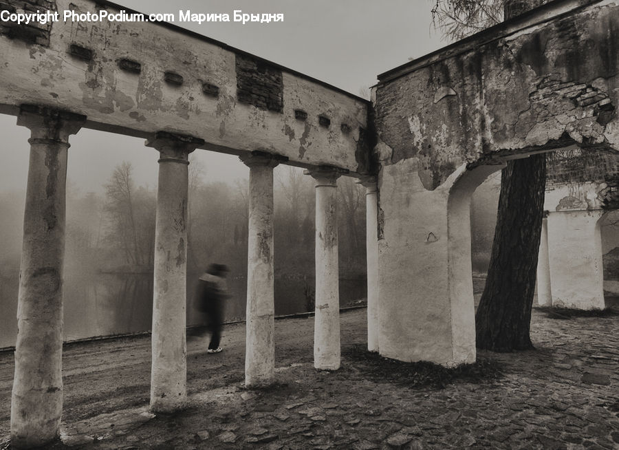 Column, Pillar, Dock, Pier