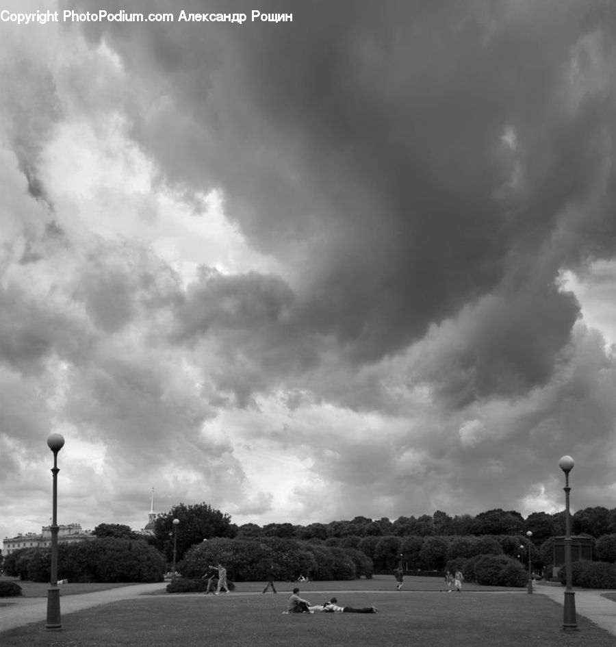 Outdoors, Storm, Weather, Pole, Road, Intersection, Freeway