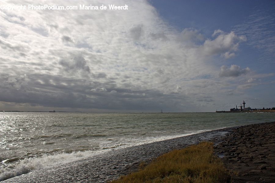 Beach, Coast, Outdoors, Sea, Water, Ocean, Cloud