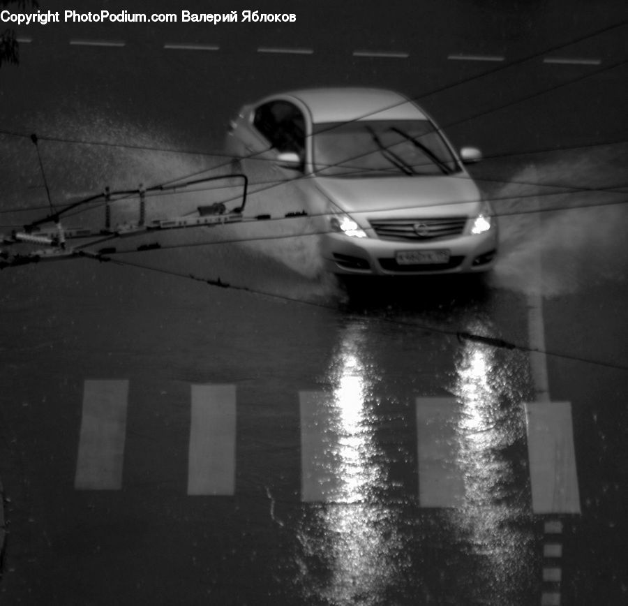 Parking, Parking Lot, Automobile, Car, Sedan, Vehicle, Asphalt