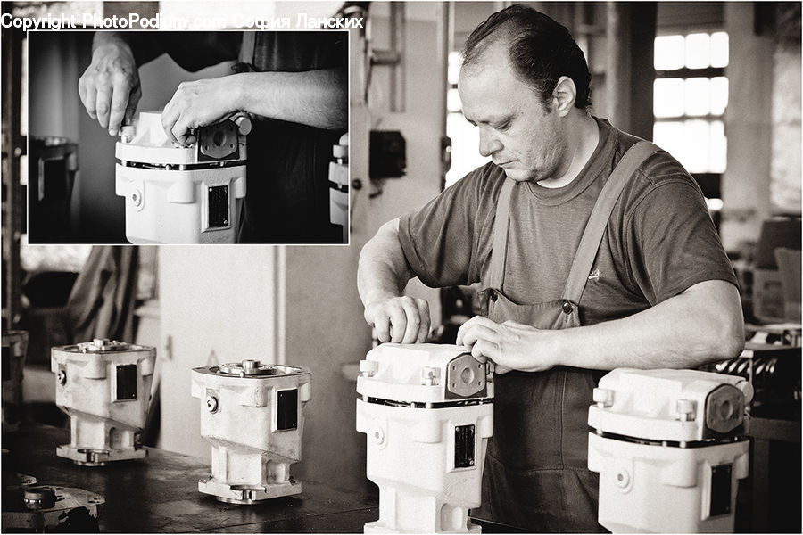People, Person, Human, Factory, Shop