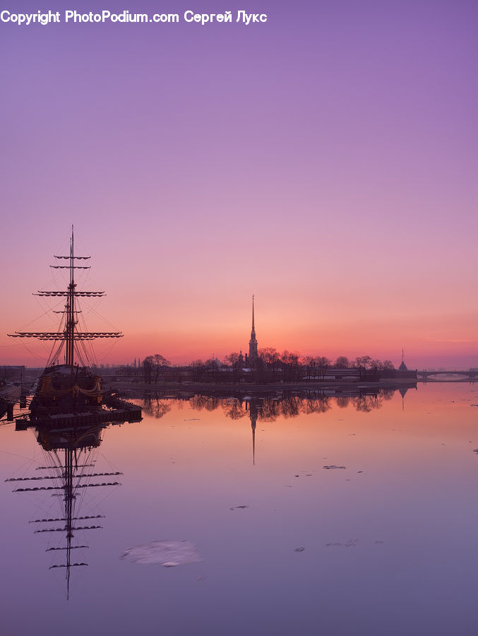 Boat, Yacht, Harbor, Port, Waterfront, Dawn, Dusk