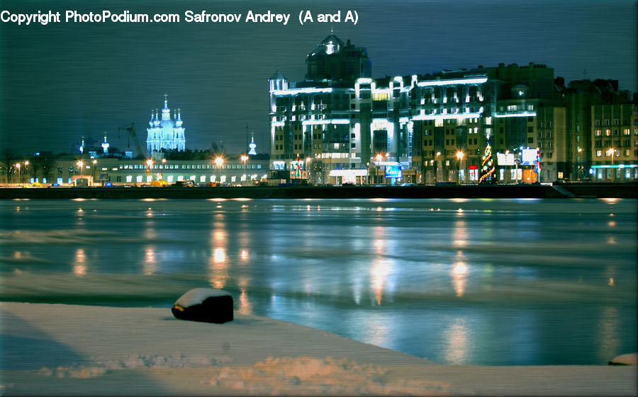 City, Downtown, Factory, Refinery, Metropolis, Urban, Architecture