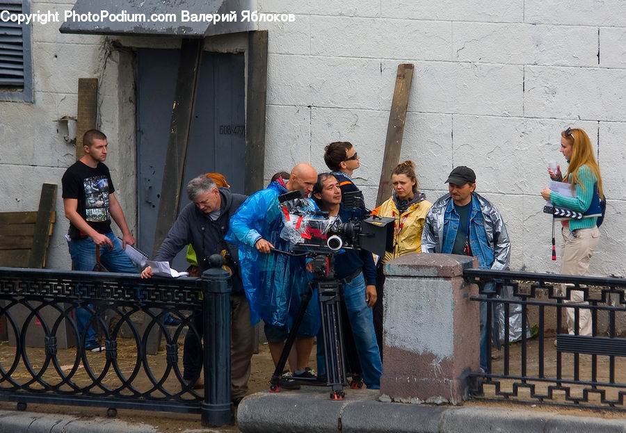 People, Person, Human, Photographer, Railing, Bbq, Food