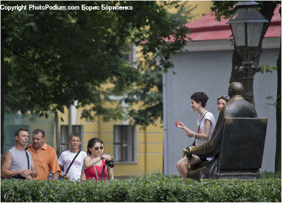 People, Person, Human, Lantern, Field, Campus, Laughing