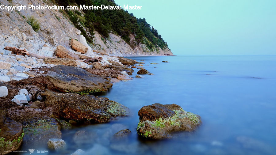 Coast, Cove, Outdoors, Sea, Water, Promontory, Cliff