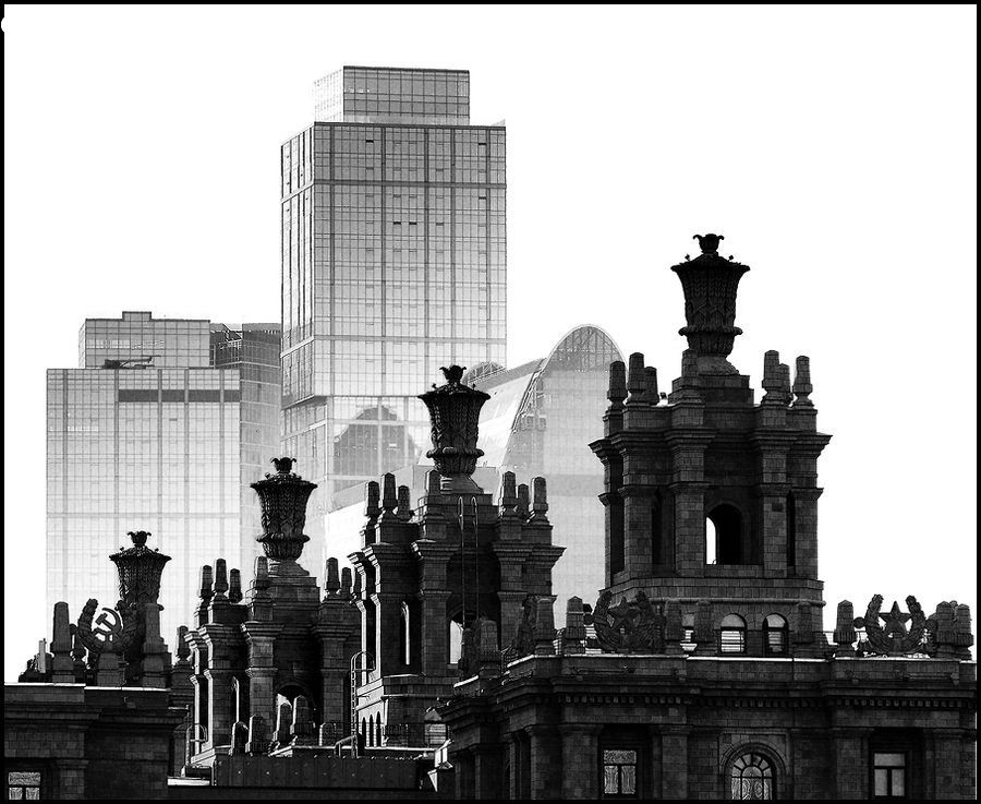 City, Downtown, Metropolis, Urban, Architecture, Court, Plaza